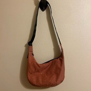 BAGGU Medium Nylon Crescent Bag Red-Orange